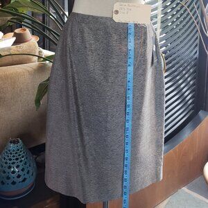 Dana Buchman 100% Silk Clay/Black Skirt Size 8